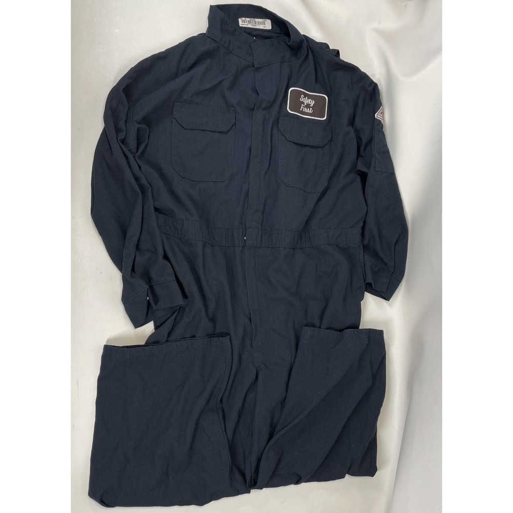 Bulwark‎ Protective Apparel FR Coveralls Mens Size 60R Navy
